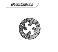 DISCO FRENO POSTERIORE BETA MOTOR EVO 4T 250 2010 6591152#13