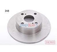 Disco freno posteriore JAPKO 61248C per TOYOTA COROLLA (_E11_)