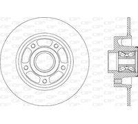 Disco freno posteriore OPEN PARTS BDA2879.30 per RENAULT MEGANE 1.5 dCi 110