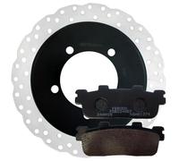 DISCO FRENO POSTERIORE RMS CODICE: 225162240 COPPIA PASTIGLIE CODICE: 225102760 PER KYMCO DOWNTOWN 300 ABS 2010