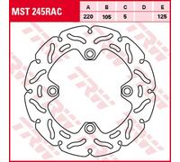 DISCO FRENO POSTERIORE ZF HONDA CBR 125R '04-'17, CRF 250L '13-