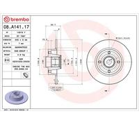 Disco freno RENAULT CLIO III 1.2 16V 08.A141.17