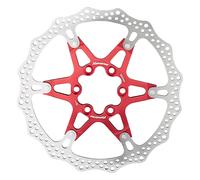 Disco Freno Retromarcia Ø160mm Rosso in Alluminio/Acciaio con Attacco a 6 Fori