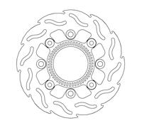 Disco freno serie Flame posteriore MOTO-MASTER 220 mm 110336