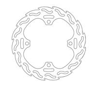 MOTO-MASTER - BRAKE DISC FLAME REAR - BRAKE ROTOR FIXED FLAME - Dalbellomoto