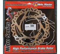Moto-master Nitro Contoured Kawasaki/suzuki/yamaha 110374 Brake Disc Argento