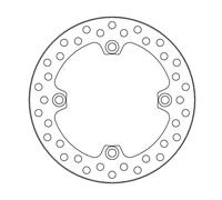 Moto-master Vintage Honda 110811 Rear Brake Disc Argento