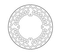 Moto-master Vintage Honda 110810 Front Brake Disc Argento