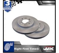 Disco Freno Set - Anteriore - 258mm - Per Honda Città LV, Jazz Ll - 2002-2009