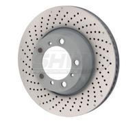 Disco freno SHW PRL31124 posteriore, ventilato, altamente carbonizzato, 1 Pezzo