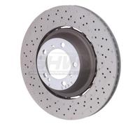 Disco freno SHW PRL49917 posteriore, ventilato, altamente carbonizzato, 1 Pezzo