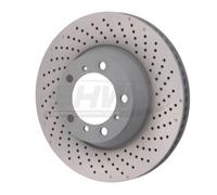 Disco freno SHW PRR31224 posteriore, ventilato, altamente carbonizzato, 1 Pezzo