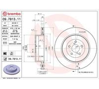 Disco freno SUBARU IMPREZA 2.0 WRX STi AWD 09.7813.11