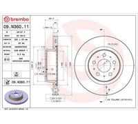 Disco freno BREMBO 09N36011 anteriore, ventilato, 1 pezzo
