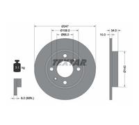 Disco freno TEXTAR 92029803 anteriore, pieno, 1 Pezzo