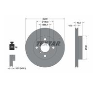 Disco freno TEXTAR 92103603 anteriore, ventilato, 1 Pezzo