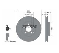 Disco freno TEXTAR 92115105 anteriore, ventilato, altamente carbonizzato, 1 Pezzo