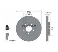 Disco freno TEXTAR 92152203 posteriore, ventilato, 1 Pezzo