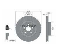 TEXTAR 92167703 Disco freno