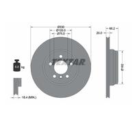 Disco freno TEXTAR 92241903 posteriore, ventilato, 1 Pezzo