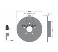 TEXTAR 92308303 Disco freno