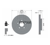 Disco freno TEXTAR 92341103 anteriore, ventilato, 1 Pezzo