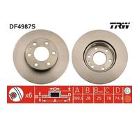 Discofreno TRW DF4987S per IVECO DAILY V Furgone 2.3 2011-2014