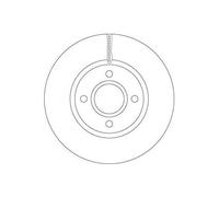 DF6509 TRW DISCHI FRENO (Coppia) B-MAX 12>