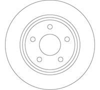 TRW DF6556 Disco freno