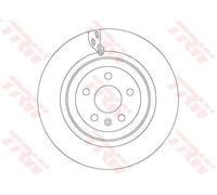 2x TRW DF6702S Disco Freno per Tesla Modello S 5YJS Modello X 5YJX