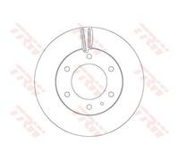 Disco Freno Trw DF6812S Trw Single per Ford Ford Usa Assale Anteriore