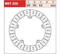 Disco freno TRW MST238, 1 Pezzo
