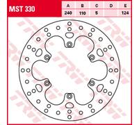 TRW Lucas Brake disc MST330, rigido