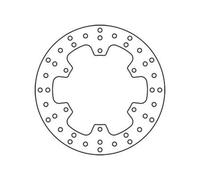 Disco freno TRW MST341, 1 Pezzo