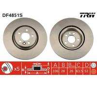 TRW DF4851S Disco freno