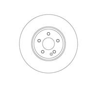 Disco freno ventilato DF6895S TRW