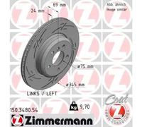 ZIMMERMANN 150.3480.54 Disco freno