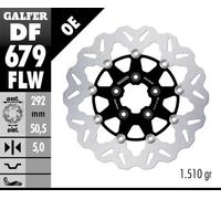 Galfer Wave Df679flw Floating Brake Disc Argento