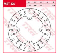 DISCO FRENO ZF POSTERIORE HONDA XL 250R BAJA '88-'91, NX 500/650 DOMIN
