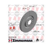ZIMMERMANN 110.2212.20 Disco freno