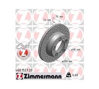 ZIMMERMANN 460.1527.20 Disco freno