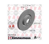 ZIMMERMANN 610.3729.20 Disco freno