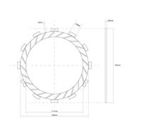 DISCO FRIZIONE GUARNITO FCC per KAWASAKI ZR Balius II 250 2002-2005