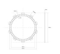 DISCO FRIZIONE GUARNITO FCC per SUZUKI GSX-R 600 2008-2010
