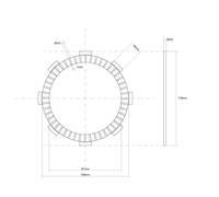 DISCO FRIZIONE GUARNITO GIAPPONESE YAMAHA MT ABS 125 2014 2017
