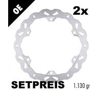 Disco Galfer onda rigida DF080W 320 x 5 mm Set anteriore 2x