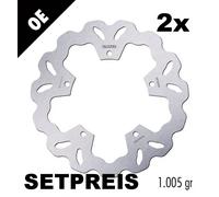 Disco Galfer onda rigida DF500W 267 x 5 mm Set anteriore 2x