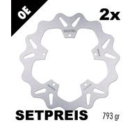 Disco Galfer onda rigida DF667W 260 x 4 mm Set anteriore 2x