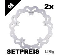 Disco Galfer Saluto DF821PW rigida 300 x 5 mm Set anteriore 2x