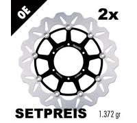 Disco Galfer Saluto nuoto DF068CW 320 x 5 mm Set anteriore 2x